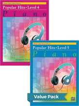 Alfred's Basic Piano Library: Popular Hits, Level 4-5, Value Pack piano sheet music cover